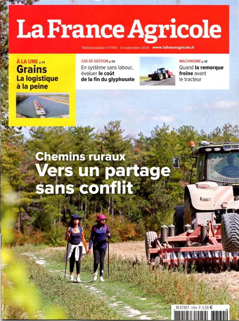 2018 09 14 p1 La France Agricole